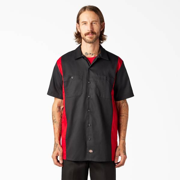 Photo of S/S Two Tone Shirt Black/Charcoal