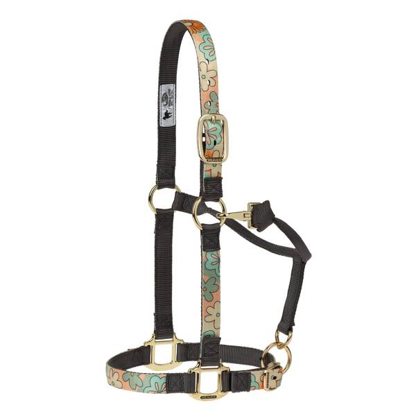 Photo of Adjustable Patterned Nylon Horse Halter