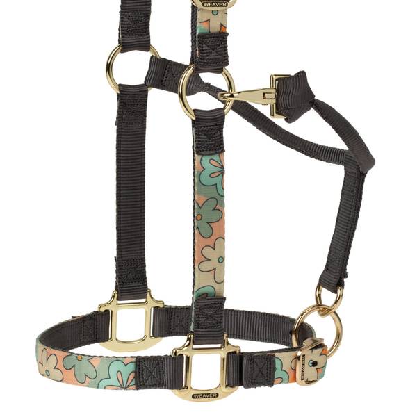 Weaver Leather Adjustable Patterned Nylon Horse Halter, Average