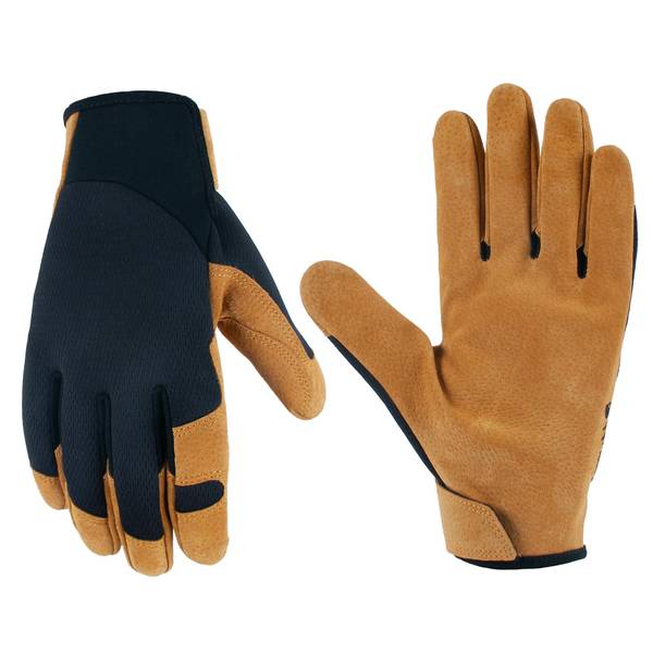 Photo of Men's Leather High Dexterity Secure Cuff Gloves