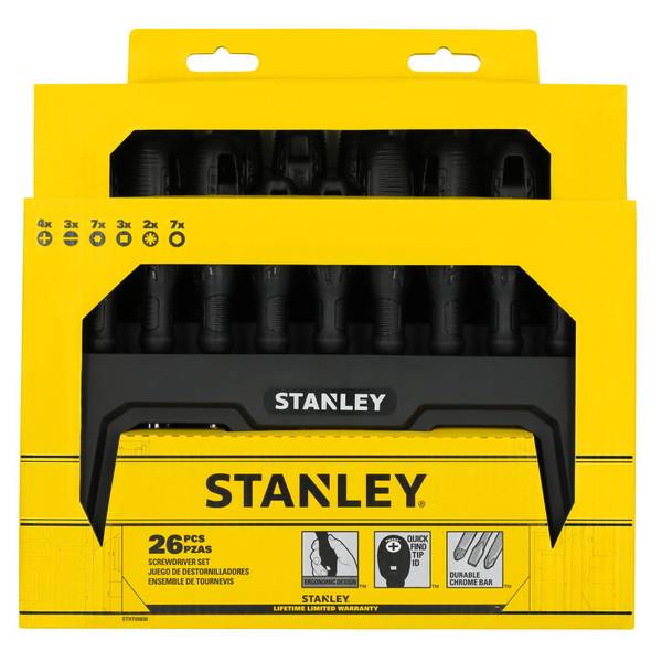 Stanley 26-Piece Screwdriver Set With Stand - STHT60836 | Blain's