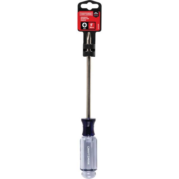 Craftsman 3/16 in. x 6 in. Slotted Screwdriver - Durable and Comfortable