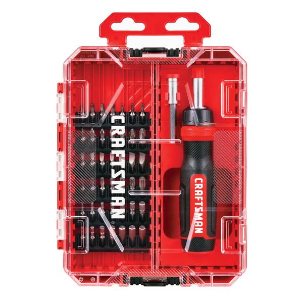 グリッドシステム Craftsman 44-Piece Ratcheting Multi-Bit Screwdriver with Case