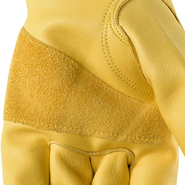 Work N' Sport Men's Leather Work Gloves, Reinforced Cowhide with