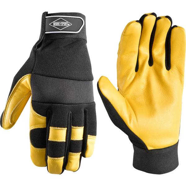 Photo of Men's Leather Hybrid Cowhide Work Gloves