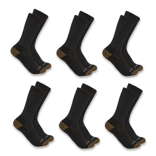 Photo of Men's 6-Pack Midweight Crew Socks