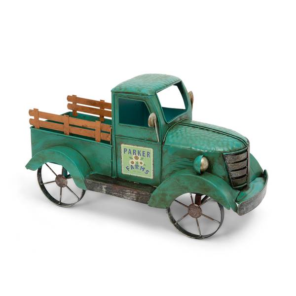 Photo of Vintage Farmhouse 18.9 Inch Metal Antique Truck
