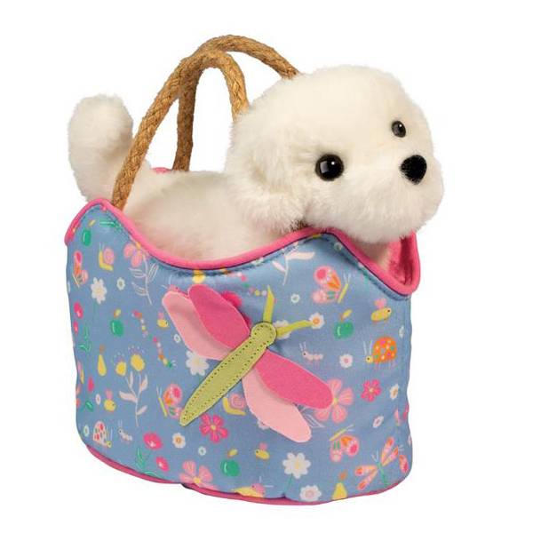 Photo of Dragonfly Dreams Sassy Sak with Bichon Dog