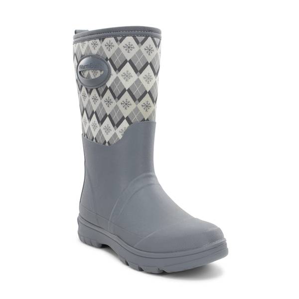 Photo of Women's Argyle Faux Fur Neoprene Mid Cold Weather Boots