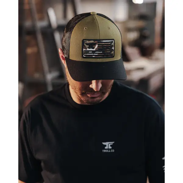 帽子 BLURREDCLOTH ING Troll Co. Men's Anvil Flagship Curved Brim Hat - TC2721-OS