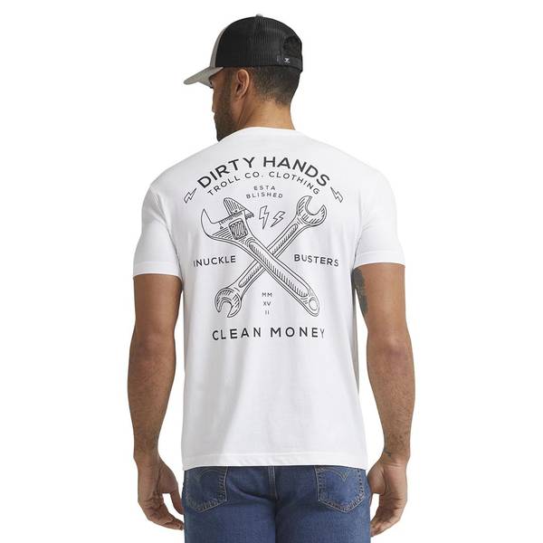 Photo of Men's Dirty Hands Clean Money Twisting Wrenches Tee