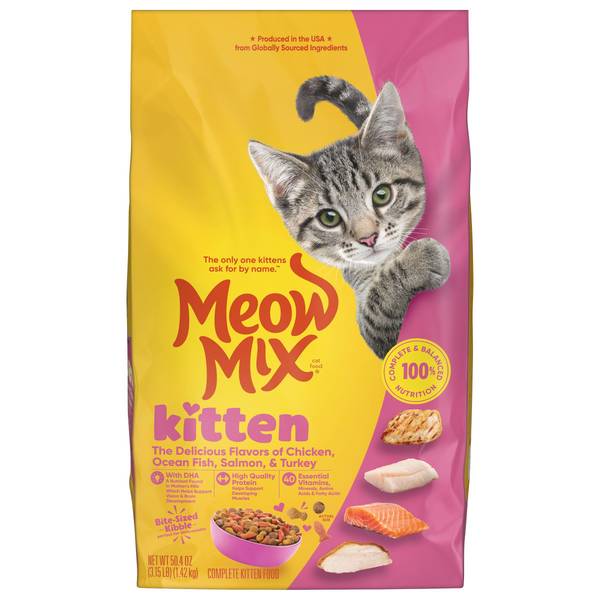 Photo of Kitten Li'l Nibbles Dry Cat Food 3.15 lb, Complete Balanced Nutrition