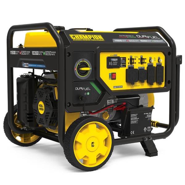 Photo of 9200-Watt Electric Start Dual Fuel Home Backup Portable Generator