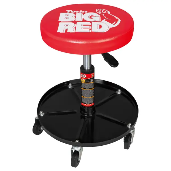 Chika BARREL CRAFT スツール 赤or黒 Big Red BIGRED-250LBS Pneumatic Roller Seat - TR6351 | Blain's