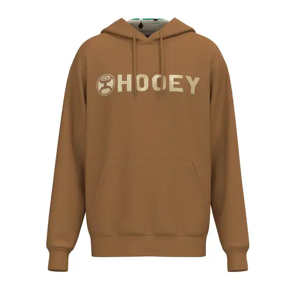 Hooey Men's Lock-Up Logo Hoodie - H1232TN-1-L | Blain's Farm Hooey Men's Lock-Up Logo Hoodie - H1232TN-1-L | Blain's Farm