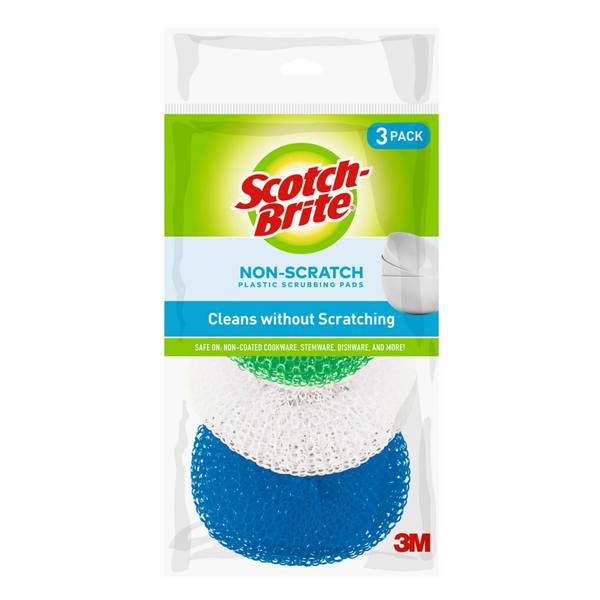 Photo of Non-Scratch Scrubbing Pads, 3-Pack