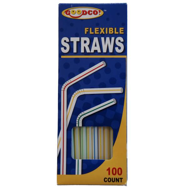 Photo of Flexible Straws, 100-Count
