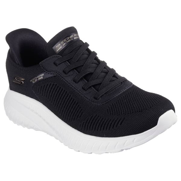 FT3D−DUALBAND Skechers Women's Bobs Sport Squad Chaos Slip Ins - 117497-BLK-6