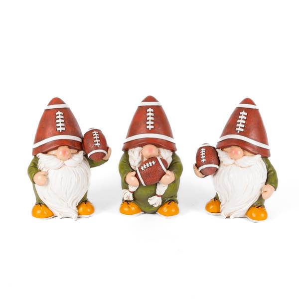 Photo of Resin Harvest Gnome Football Players, Assorted