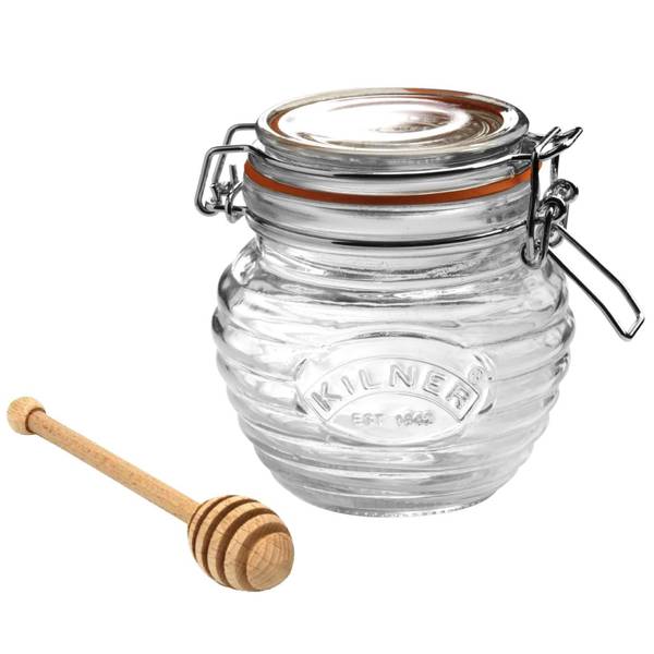 Photo of 13.5oz Honey Pot with Beechwood Dipper