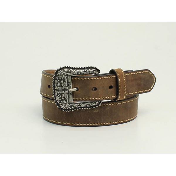 Photo of Women's Brown Belt with Heavy Stitching