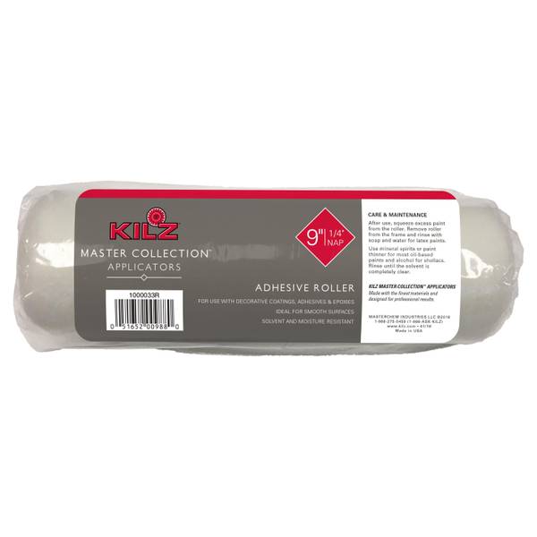 Photo of 9" x 1/4" Nap Decorative Concrete Coating Adhesive Roller