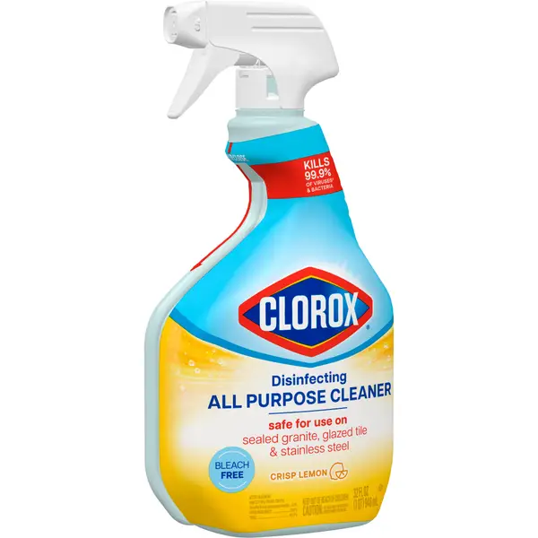 Clorox Disinfecting All Purpose Cleaner, Bleach Free, Crisp Lemon