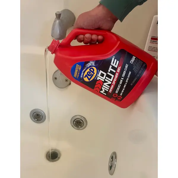 Zep 10 Minute Gel Drain Opener 1 Gallon - ZHCR128NG | Blain's Farm