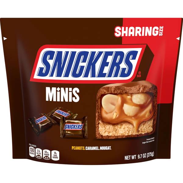 Photo of Minis Milk Chocolate Candy Bars, Sharing Size 9.7 oz Bag