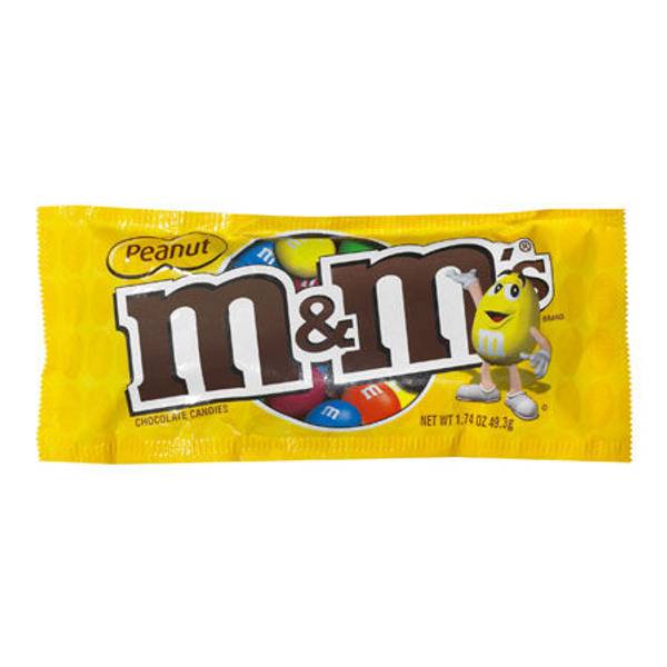 M&Ms Chocolate Candies with Peanuts - 1.74 oz - 509175