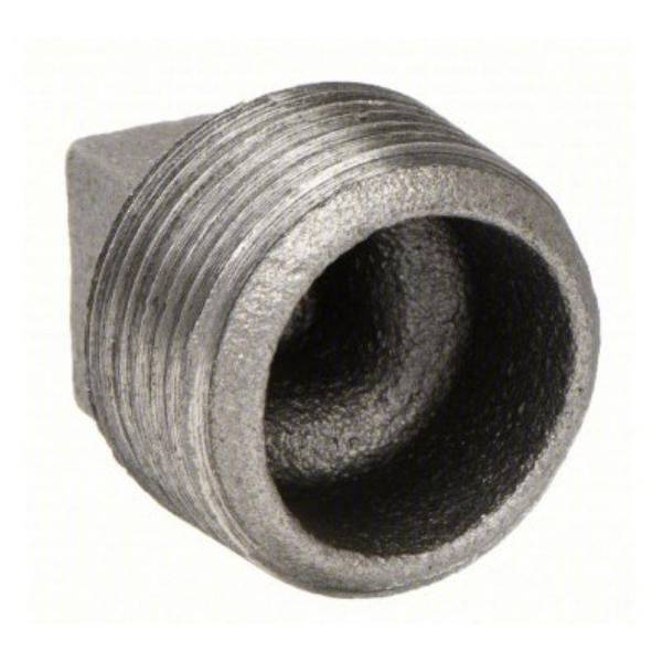 Photo of 1/2" Square Head Galvanized Plug