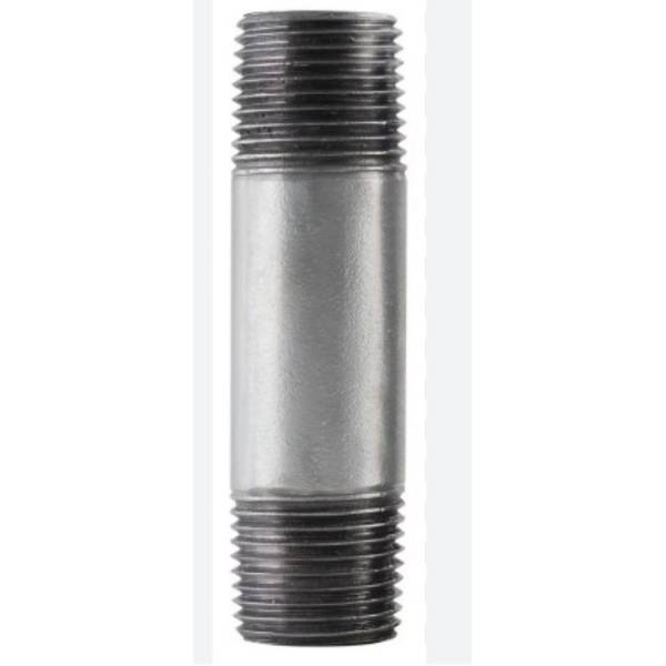 1/2 In. x 2 In. Schedule 40 Steel Black Iron Nipple