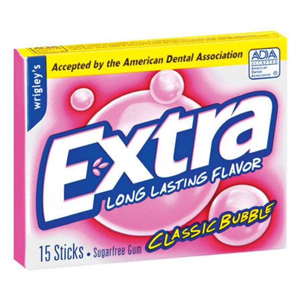 Extra Sugar Free Gum, Bubble Gum - 519960 | Blain's Farm & Fleet