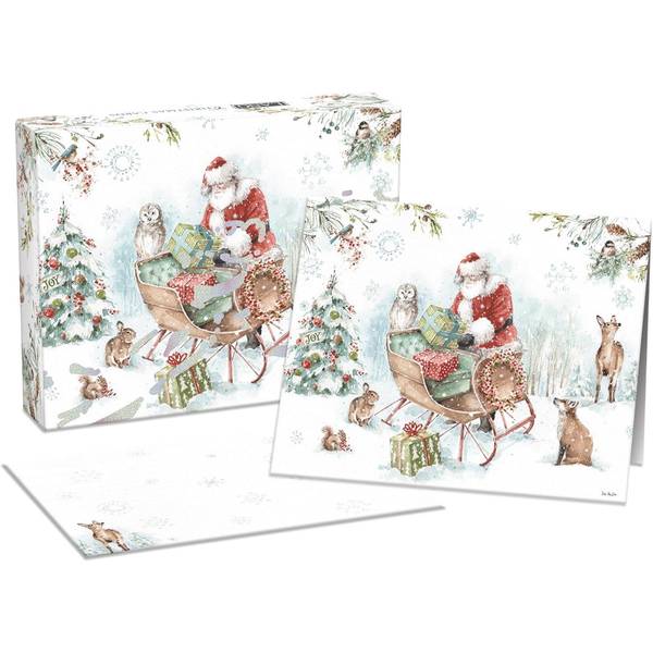 Magical Holiday Boxed Christmas Cards (18 pack) w/ Decorative Box by Lisa Audit