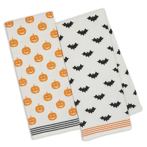 Photo of Halloween Printed Dishtowels Assorted