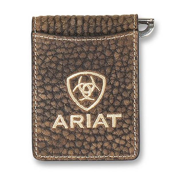 Photo of Men's Money Clip Wallet, Bullhide with Embroidery Logo