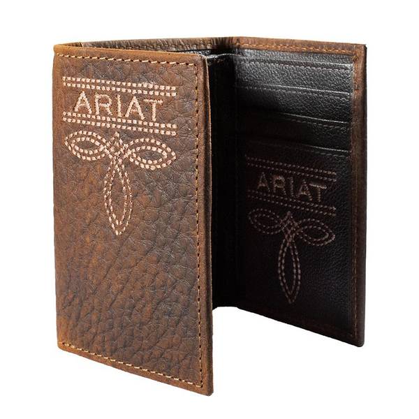 ARIAT Men's Tue Bug Boot Stitch Trifold Wallet - A3563402-OS