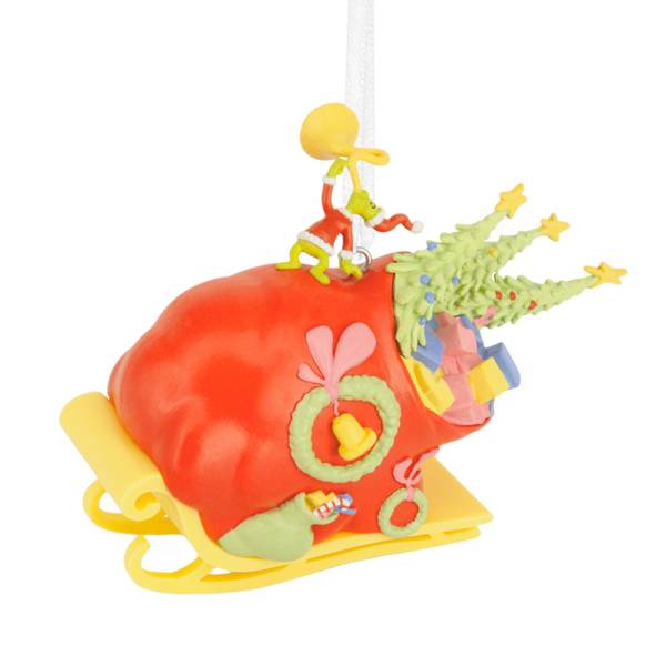 Photo of How the Grinch Stole Christmas! Grinch on Sleigh Ornament