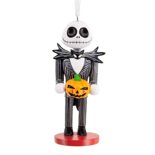 Hallmark Disney Tim Burton's The Nightmare Before Christmas Jack Skellington Nutcracker Hallmark Ornament