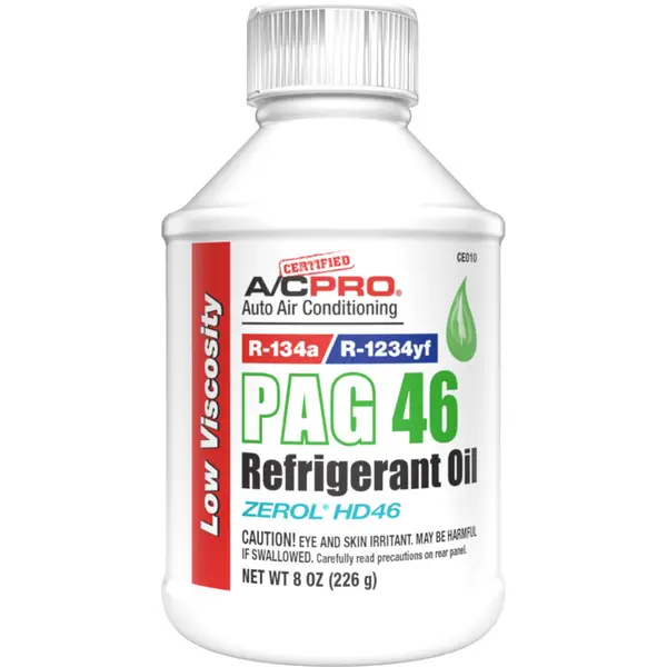 A/C PRO PAG 46 Refrigerant Oil R134a/1234yf, 8oz - CE009PY08X