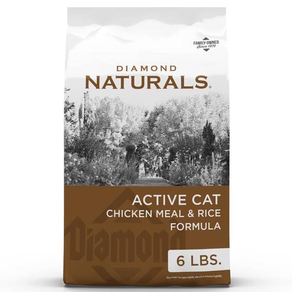 Photo of Chicken Meal and Rice Active Cat Food, 6 lb, Cage-Free Chicken Protein