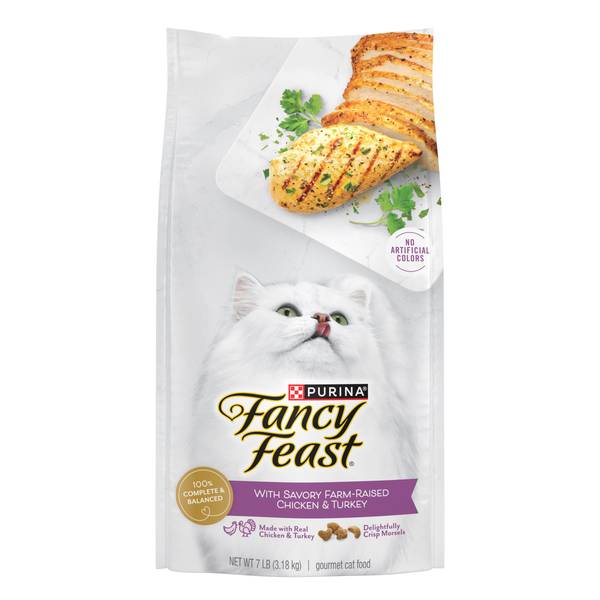 Photo of Dry Cat Food with Savory Chicken and Turkey, 7 lb Gourmet Kibble