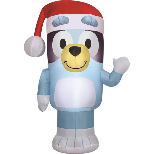 Photo of 3.5' Bluey in a Santa Hat Inflatable