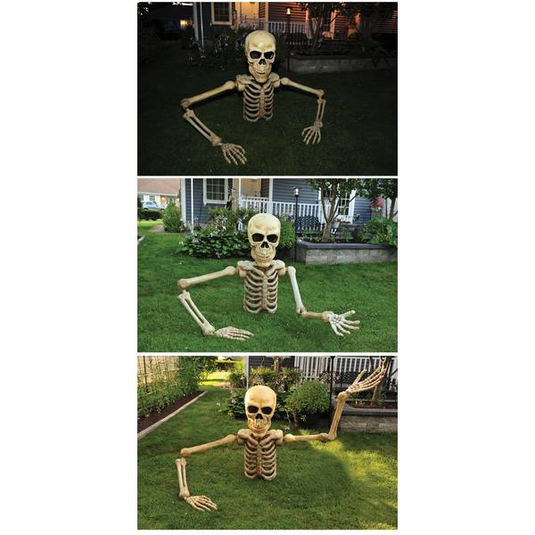 Photo of 4' Posable Skeleton Grave Breaker