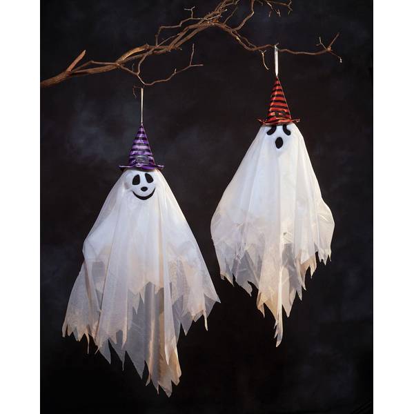 Photo of 27" Hanging Ghost with Hat