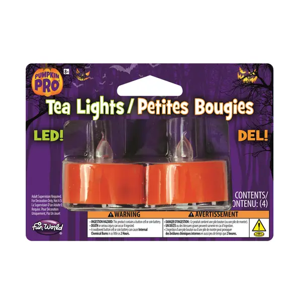 Fun World LED Tea Lights 2 Count Box - 94635 | Blain's Farm & Fleet