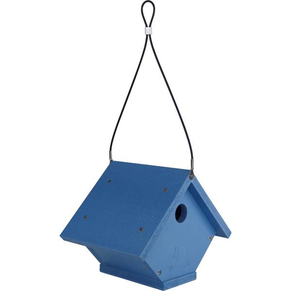 Photo of Wren Roost Recycled Plastic Bird House, Blue
