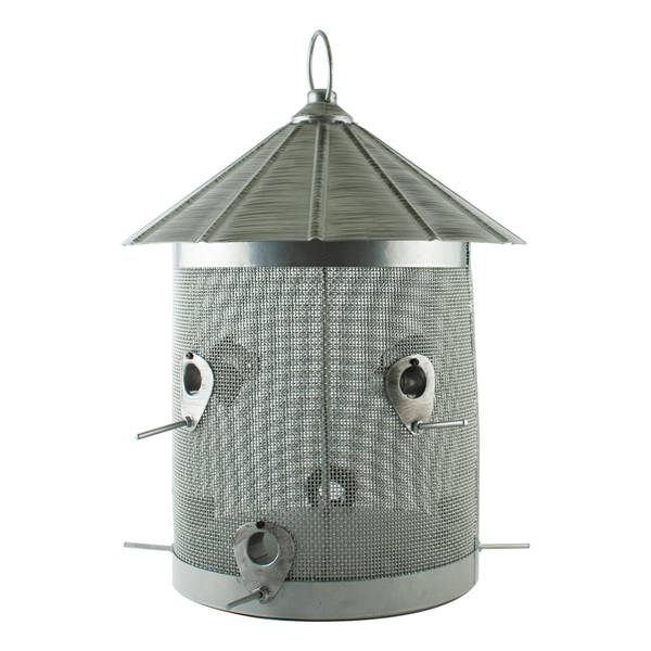 Photo of Rustic Farmhouse Galvanized Silo Combo Seed Feeder