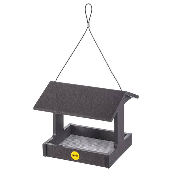 Photo of Recycled Plastic Fly-Thru Feeder in Black