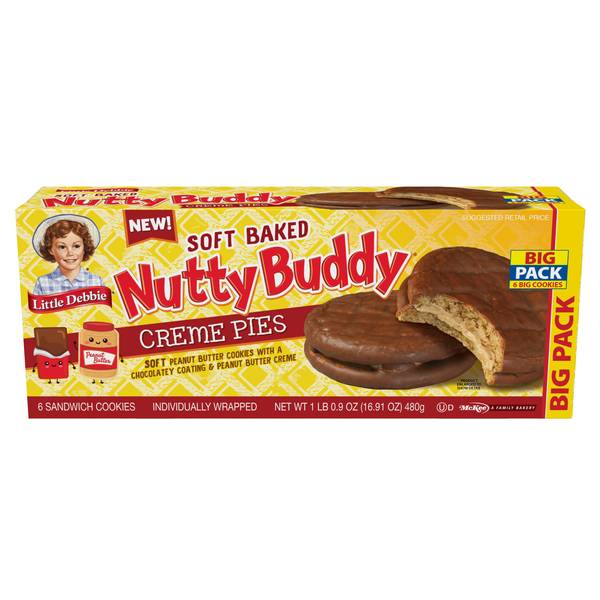 Photo of 6-Count Big Pack Nutty Buddy Creme Pies